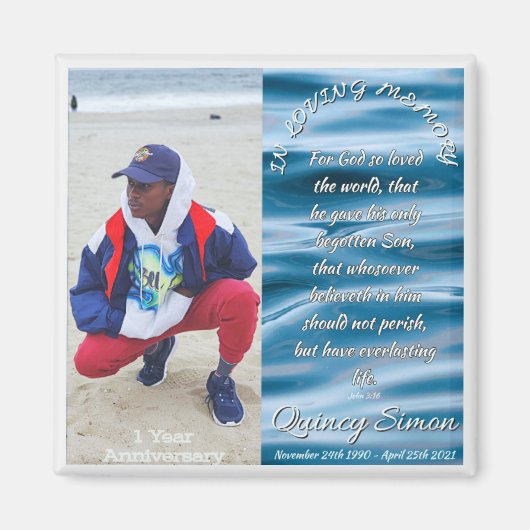 Quincy Memorial Magnet (Voorkant)