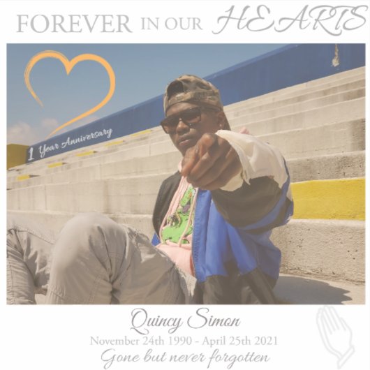 Quincy Memorial Sticker #1 (Voorkant)