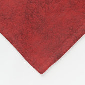 Quincy - Rood Fleece Deken (Hoek)