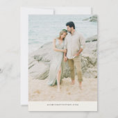 QUINN | Blush California Map Opslaan Datum Kaart (Achterkant)