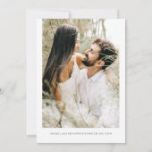 QUINN Blush Cyprus Map Wedding Reception Kaart (Achterkant)