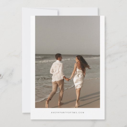 QUINN Blush Mexico Map Destination Travel Weduwing Kaart (Achterkant)