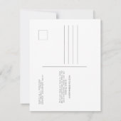 QUINN Blush Rhode Island Save the Date Briefkaart (Achterkant)
