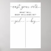 Quinn brengt je stem Geslacht Onthullen Spel Stemm Poster (Voorkant)