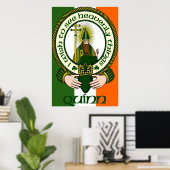 Quinn Clan Motto Poster Print (Thuiskantoor)