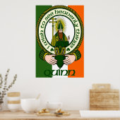 Quinn Clan Motto Poster Print (Keuken)