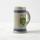 Quinn Coat of Arms Stein Bierpul (Voorkant rechts)