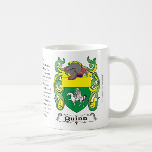 Quinn Family Coat of Arms Mok (Rechts)