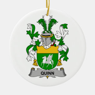 Quinn Family Crest Keramisch Ornament