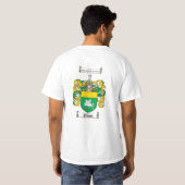 Quinn Family Crest - Quinn Coat of Arms T-shirt (Achterkant volledig)