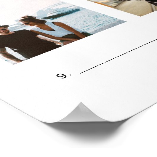 Quinn Hoe oud is het bruid fotospel Poster (Hoek)