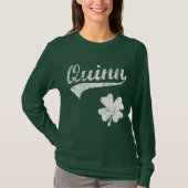 Quinn Irish Shamrock T-shirt (Voorkant)