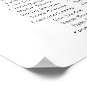 Quinn Minimal 3 Banquet Table Plan Schuimbord Poster (Hoek)