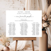 Quinn Minimal 3 Schuimbord voor banket Poster