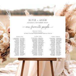 Quinn Minimal 3 Schuimbord voor banket Poster