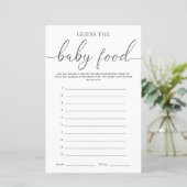 Quinn Minimal raad het Baby-voedselspel (Staand voorkant)