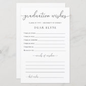 Quinn minimale Afstuderen wensen (Voorkant / Achterkant)