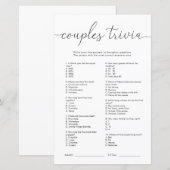 Quinn Minimale paren Trivia Game (Voorkant / Achterkant)