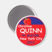 Quinn NYC burgemeester 2013 Magneet (Voorkant / Achterkant)