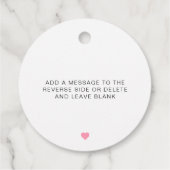 Quinn Pop de Champagne Bruidsfeest Bedankjes Labels (Achterkant)