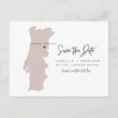 QUINN Portugal Kaart Save the Date (Beweegbaar Har (Voorkant)