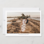 QUINN Puerto Rico Blush Pink Kaart De datum opslaa (Achterkant)