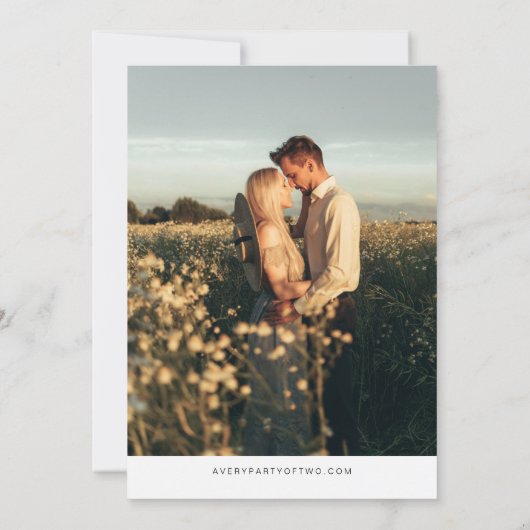 QUINN SCOTLAND Blush Pink Map Photo Save the Date Kaart (Achterkant)