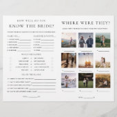 Quinn Script Vrijgezellenfeest spel en menu boekje (Achterkant)