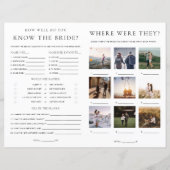 Quinn Script Vrijgezellenfeest spel en menu boekje (Achterkant)