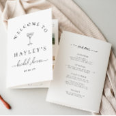 Quinn Script Vrijgezellenfeest spel en menu boekje