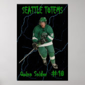 Quinn Snider - Seattle Totems Poster (Voorkant)