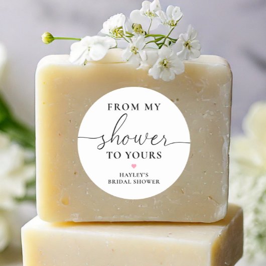 Quinn Van Mijn Douche Naar Jouw Zeep Ronde Sticker