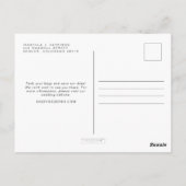 Quinn - verplaatsbare hartsblush alaska - Opslagda Briefkaart (Achterkant)