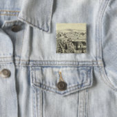 Quinn Vierkante Button 5,1 Cm (In situ)