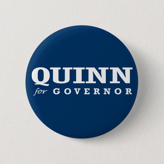 QUINN VOOR GOVERNOR 2014 RONDE BUTTON 5,7 CM (Voorkant)
