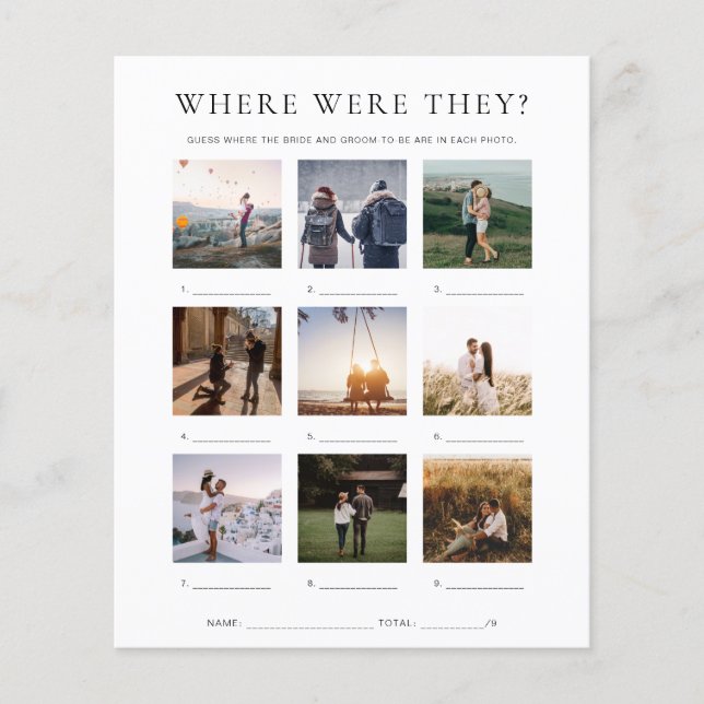 Quinn waar waren ze vakantie fotospel (Voorkant)