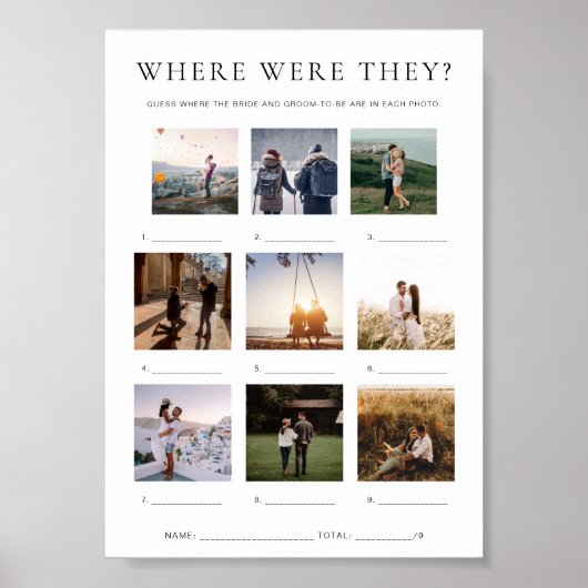 Quinn waar waren ze vakantie fotospel poster (Voorkant)