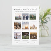 Quinn Waar waren ze Vakantiefoto Game Kaart (Staand voorkant)