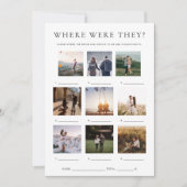 Quinn Waar waren ze Vakantiefoto spel Kaart (Voorkant)