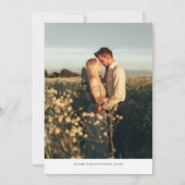 QUINN WISCONSIN Blush Pink Map Opslaan Datum Kaart (Achterkant)