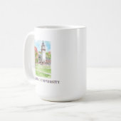 Quinnipiac University mok (Voorkant links)
