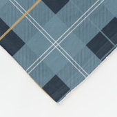 Quinnipiac University Tartan Fleece Deken (Hoek)