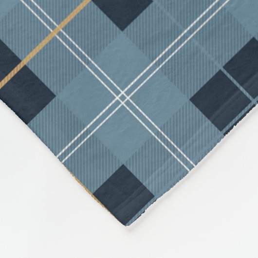 Quinnipiac University Tartan Fleece Deken (Hoek)