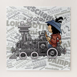 Quinns Dampf-Lokomotive Legpuzzel