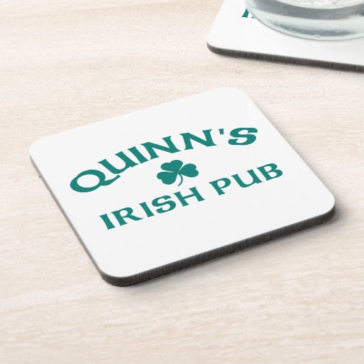 Quinn's Irish Pub Bier Onderzetter (Linkerzijde)
