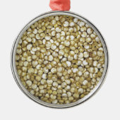 Quinoa graankorrels metalen ornament (Voorkant)