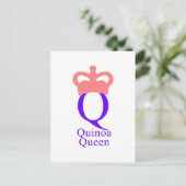 Quinoa Queen Briefkaart (Staand voorkant)