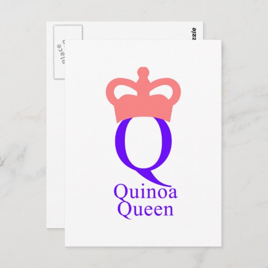 Quinoa Queen Briefkaart (Voorkant / Achterkant)