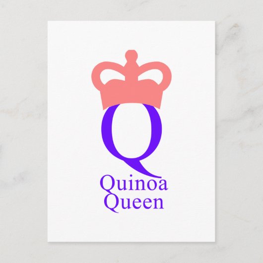 Quinoa Queen Briefkaart (Voorkant)