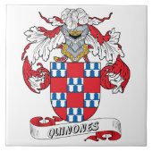 Quinones Family Crest Tegeltje (Voorkant)